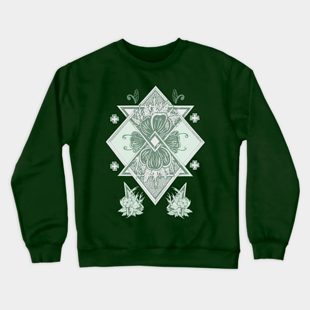 Green me Crewneck Sweatshirt by pingdf